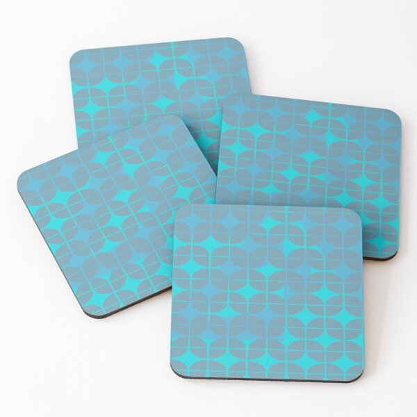 Item preview, Light blue pyramid on blue background with tessellated greyblue cover designed and sold by SOUNDtoBy-THoR.