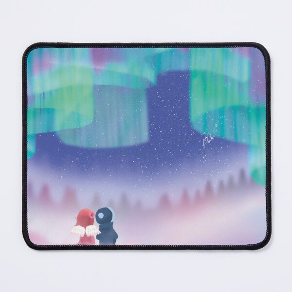 Item preview, Couple Admiring Northern Lights designed and sold by supandipeak.