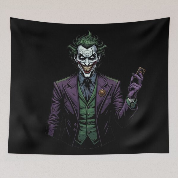 Item preview, Joker – Neon Noir Grin Portrait designed and sold by JuniorDavila.