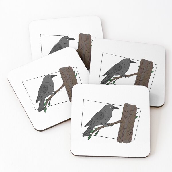 Item preview, The start of a murder- Crow Illustration  designed and sold by GetBaked Clay by Ally.