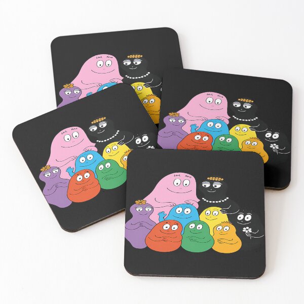 Item preview, Blobby Family Cartoon Crew  Retro Style Colorful Barbapapa-Inspired Blob Characters For Kids And Nostalgic Adults designed and sold by ArtClothesNose.