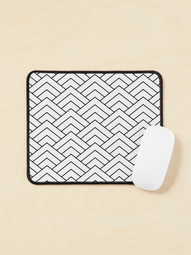 Thumbnail 1 of 5, Mouse Pad, Wave Line Pattern designed and sold by ViaARTfactory.