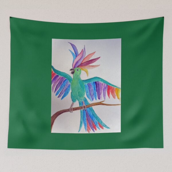 Item preview, Jazzy Parrot Showing His Colors designed and sold by lisavonbiela.