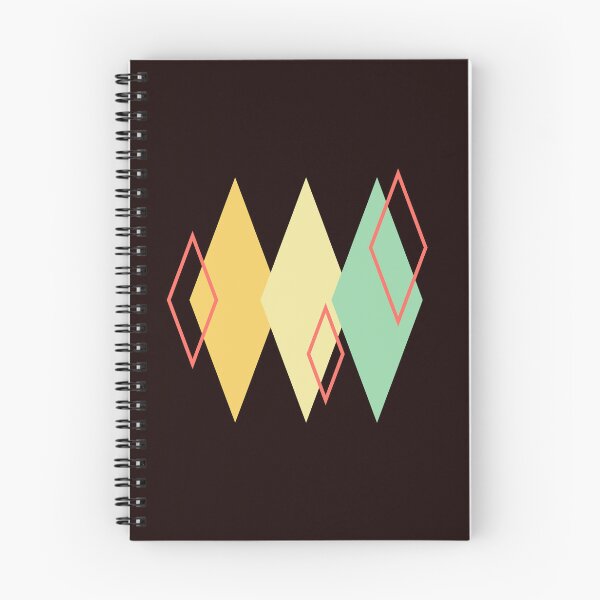 Item preview, Colorful Geometric Diamond Shapes Abstract Design on a Clean White Background designed and sold by Rue Design Company.