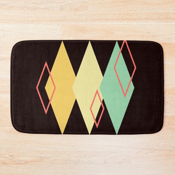 Item preview, Colorful Geometric Diamond Shapes Abstract Design on a Clean White Background designed and sold by Rue Market.
