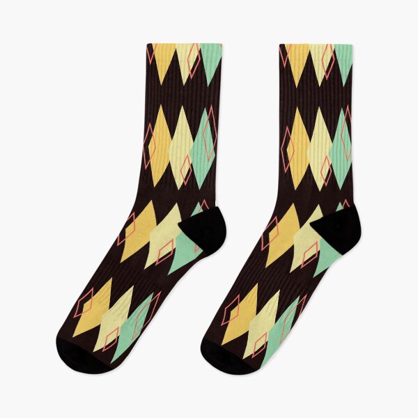 Item preview, Colorful Geometric Diamond Shapes Abstract Design on a Clean White Background designed and sold by Rue Market.