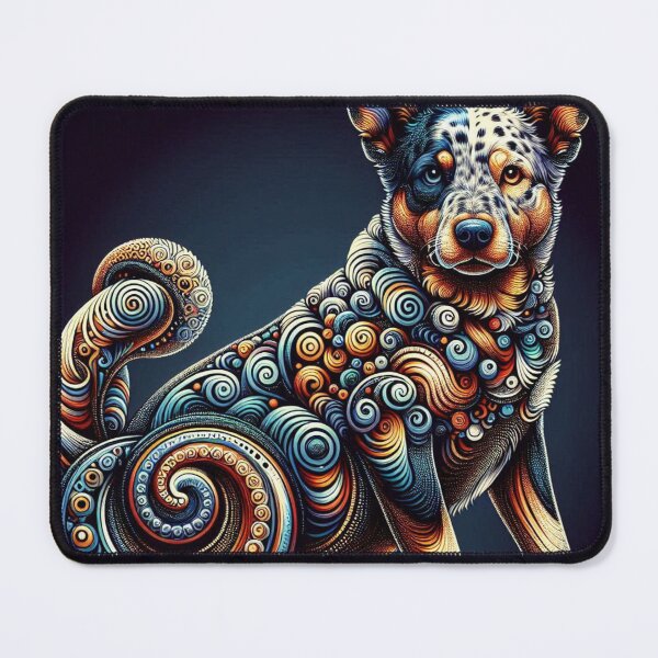 Item preview, Intricately Designed Australian Cattle Dog Swirls designed and sold by Wags & Tails.