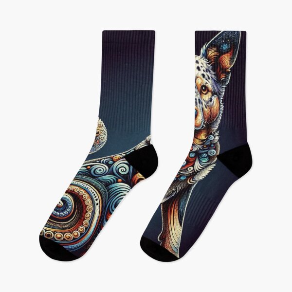 Item preview, Intricately Designed Australian Cattle Dog Swirls designed and sold by Wags & Tails.