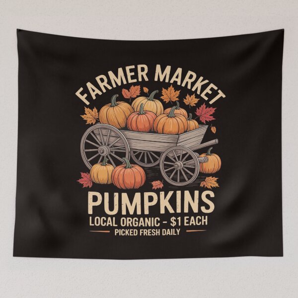 Item preview, Pumpkins Farmer Market Fall Autumn Thanksgiving designed and sold by JulienAureo.