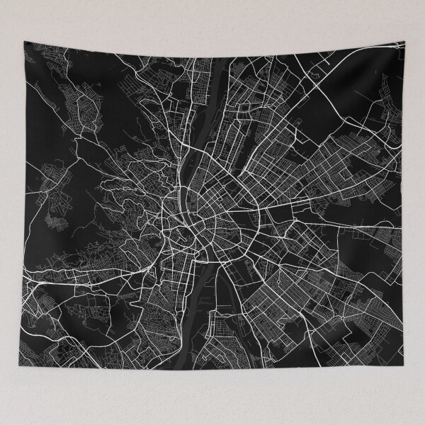 Item preview, Budapest City Map of Hungary - Full Moon designed and sold by deMAP.