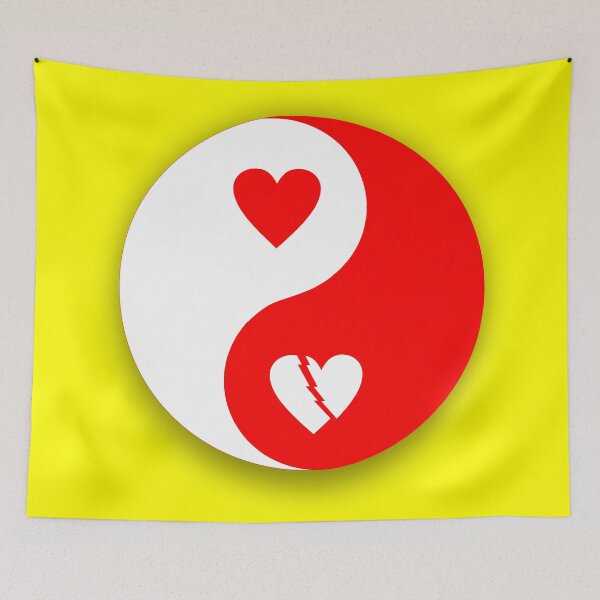 Item preview, YIN YANG OF LOVE (#FFFF00) designed and sold by Marlon Oseguera.