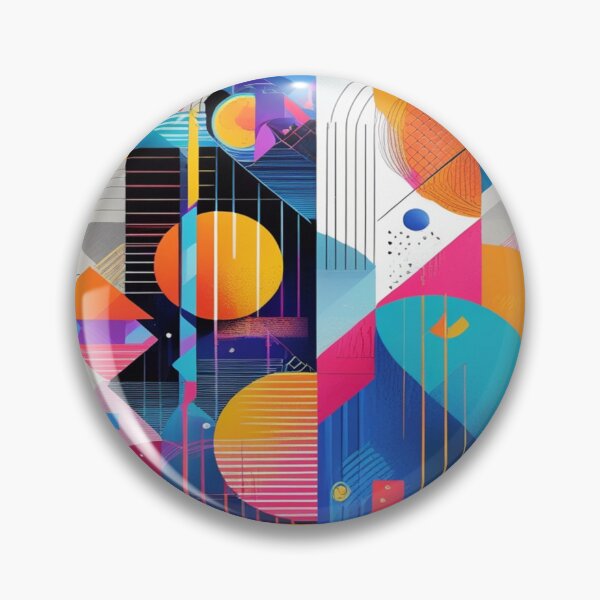 Item preview, Colorful geometric patterns designed and sold by saly55887.