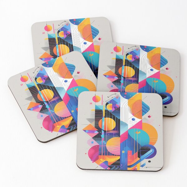 Item preview, Colorful geometric patterns designed and sold by saly55887.