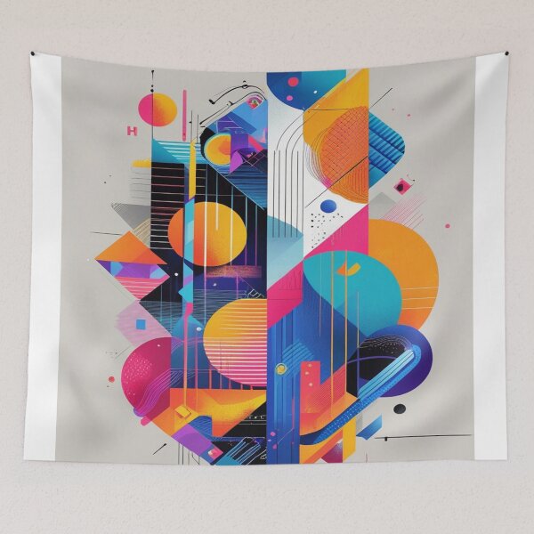 Item preview, Colorful geometric patterns designed and sold by saly55887.