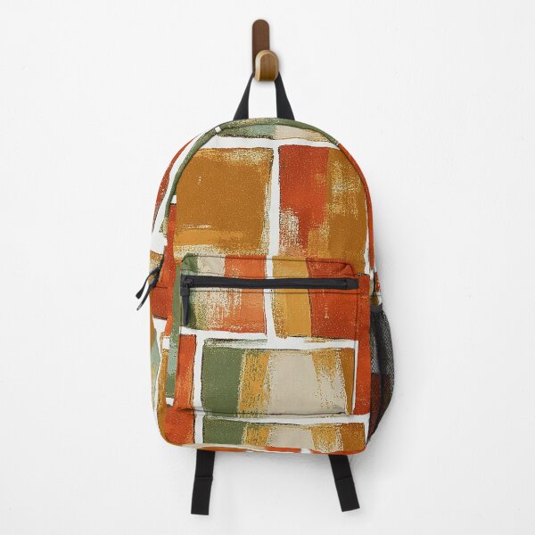 Item preview, Mid-Century Modern Grunge Orange, Green And Yellow Pattern designed and sold by DEC02.