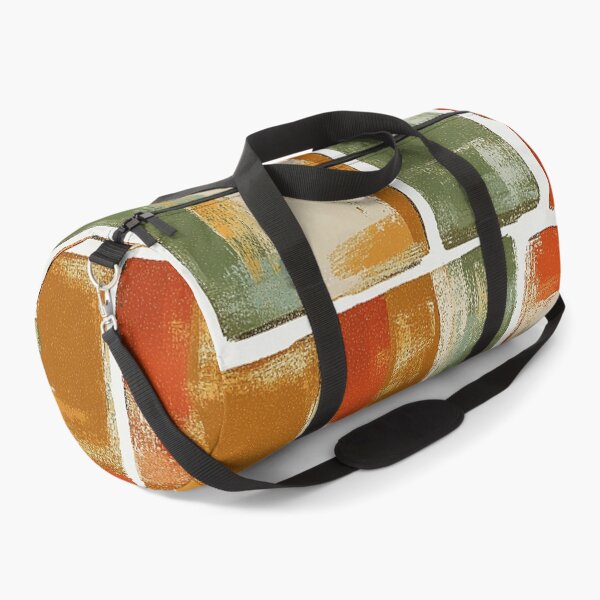Item preview, Mid-Century Modern Grunge Orange, Green And Yellow Pattern designed and sold by DEC02.