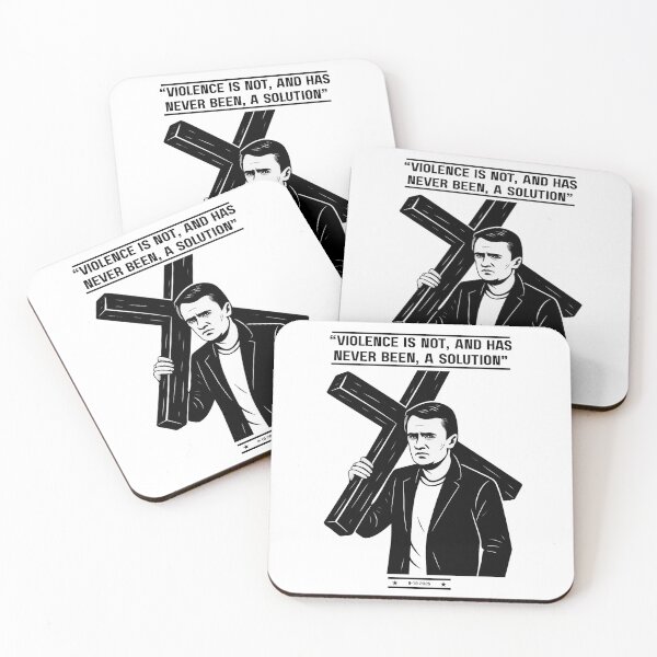 Item preview, Violence Is Not a Solution designed and sold by FreeMindTees.