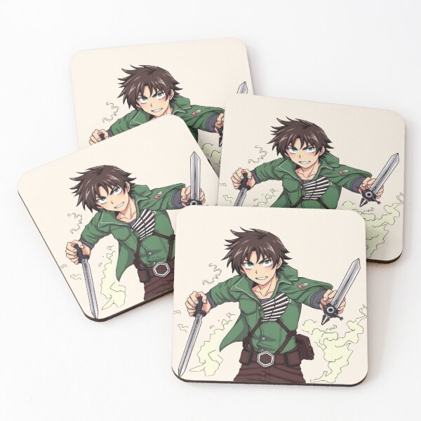Item preview, Eren with Swords – Attack on Titan designed and sold by Design4alejandro.