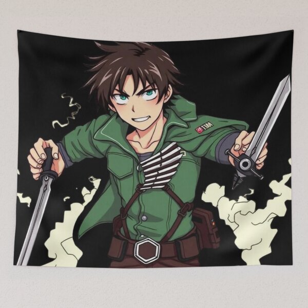 Item preview, Eren with Swords – Attack on Titan designed and sold by Desingalejandro.