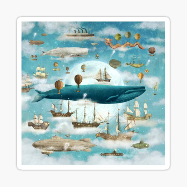 Ocean Meets Sky Sticker