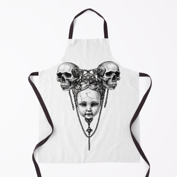 Item preview, Creepy Doll Head Necklace – Gothic Halloween Statement Jewelry designed and sold by Antik by Schulz.