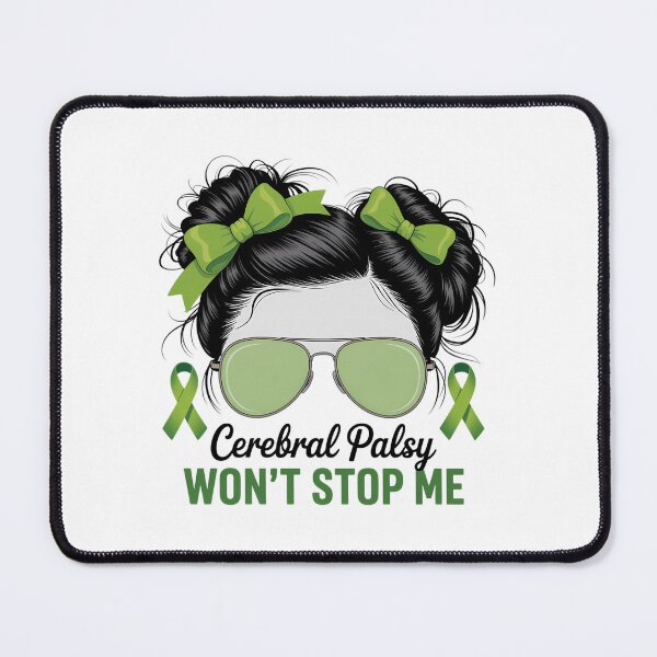 Item preview, Cerebral Palsy Won_t Stop Me Girls Cp Awareness Month designed and sold by Sea4Adventures.