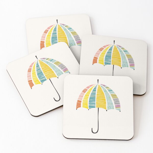 Item preview, Colorful Umbrella – Bright & Cheerful Rainy Day designed and sold by BeeJoyDesign.