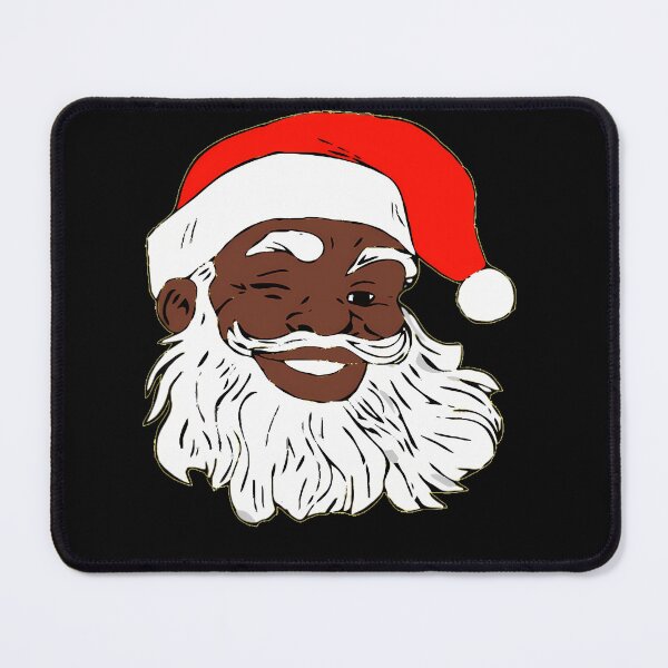 Item preview, Winking Black Santa Claus Christmas Xmas designed and sold by hamnfxd.