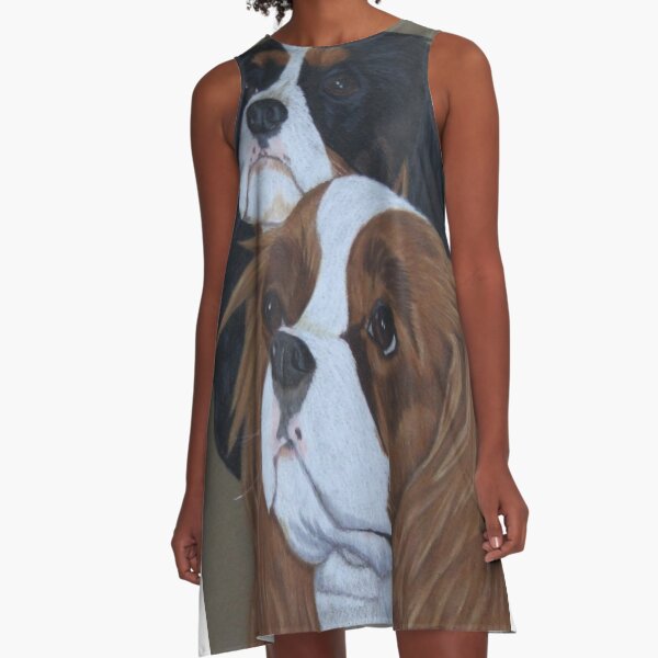 Cavalier King Charles Spaniels A-Line Dress