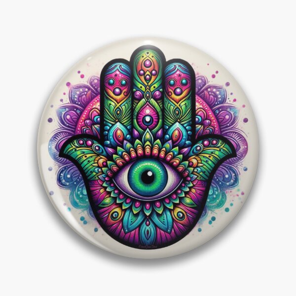 Item preview, Mystic Hamsa – Eye of Protection & Power designed and sold by CarmaQuanTarot.