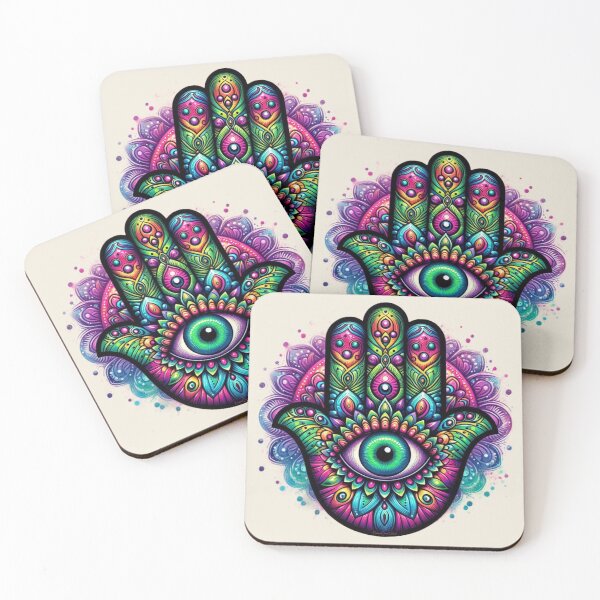 Item preview, Mystic Hamsa – Eye of Protection & Power designed and sold by CarmaQuanTarot.