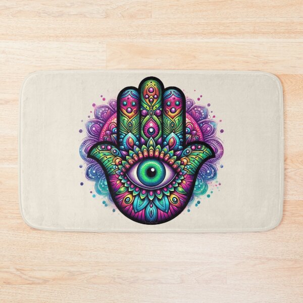 Item preview, Mystic Hamsa – Eye of Protection & Power designed and sold by CarmaQuanTarot.