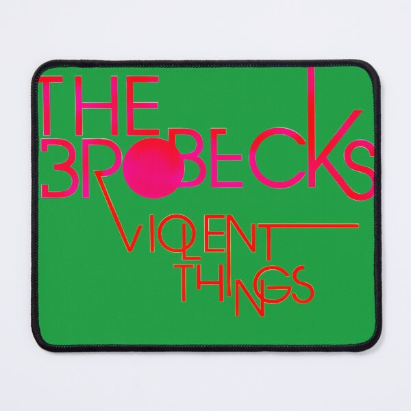 Item preview, Brobecks Violent Things cover text designed and sold by EnricoGartd.
