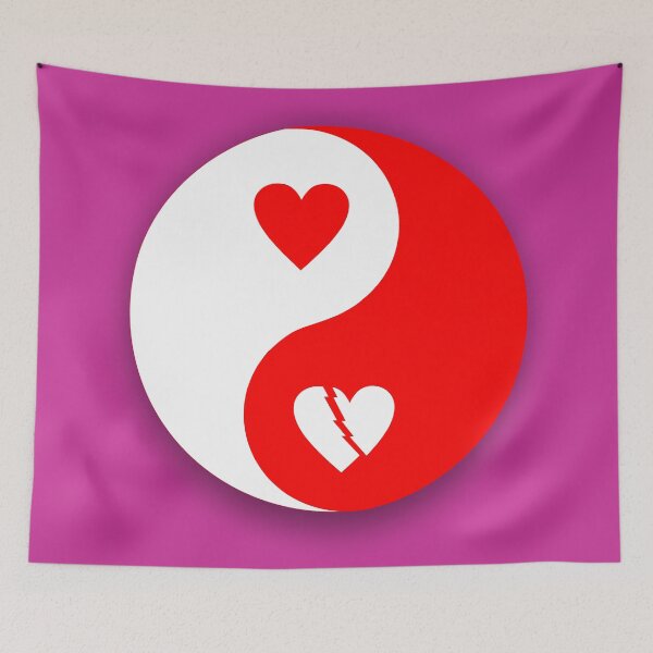 Item preview, YIN YANG OF LOVE (#CC3399) designed and sold by Marlon Oseguera.