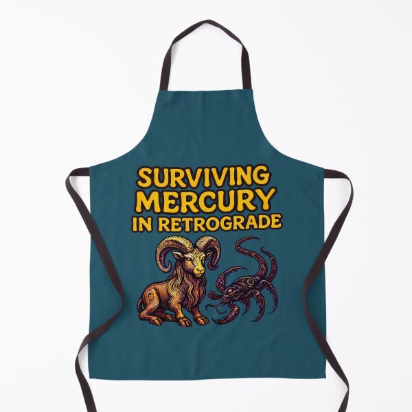 Item preview, Funny Mercury Retrograde - Aries & Scorpio Art designed and sold by Dakson Design - Fantasy Art.