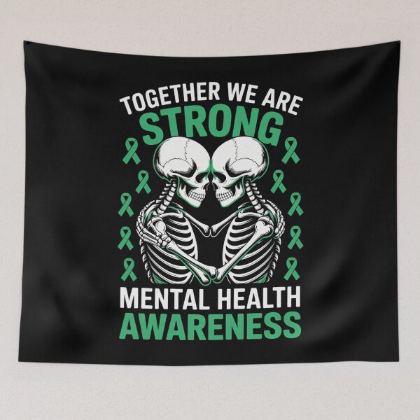 Item preview, Mental Health Awareness Support Skeleton designed and sold by Sea4Adventures.