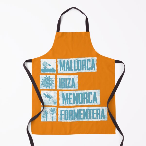 Artikelvorschau, Mallorca - Ibiza - Formentera - Menorca in blau entworfen und verkauft von Periartwork.