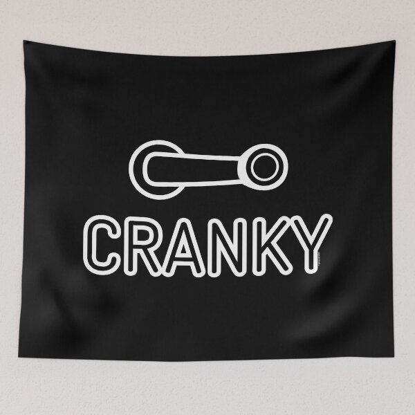 Item preview, Cranky Car Window Crank – Funny Automotive Wordplay Design designed and sold by Automotive Art by Greg.