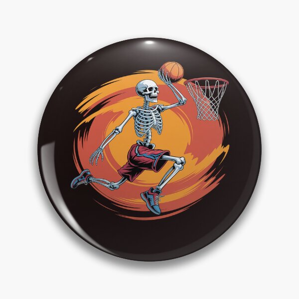 Item preview, Basketball Skeleton Basketball Player Halloween Spooky designed and sold by tabdejinti.
