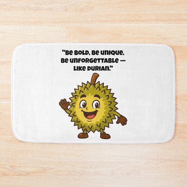 Item preview, Be Bold, Be Durian! – Funny Tropical Fruit Character designed and sold by Latitude 1°N.