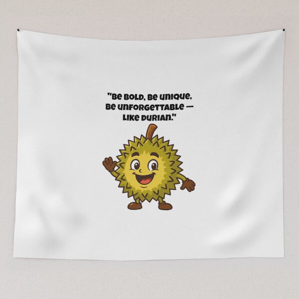 Item preview, Be Bold, Be Durian! – Funny Tropical Fruit Character designed and sold by Latitude 1°N.