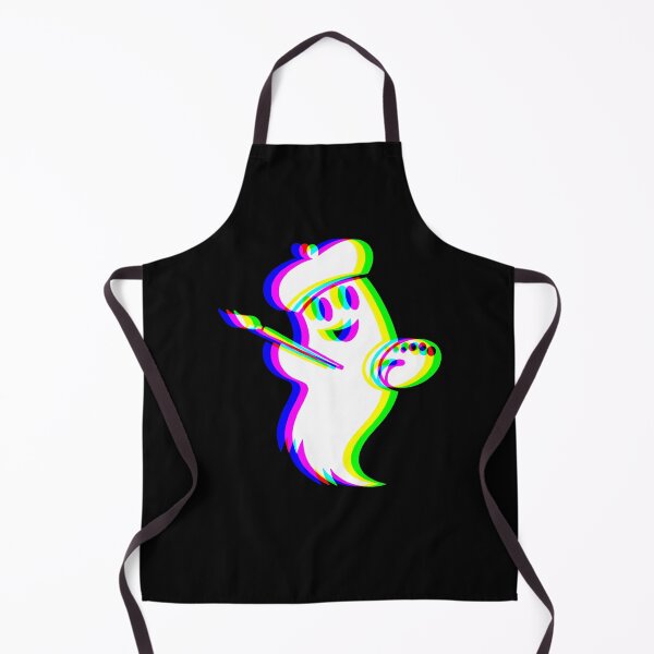 Item preview, Glitch EDM Ghost Painter – Retro RGB Haunted Artist Design designed and sold by Taans-Creation.