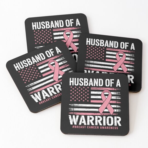 Item preview, Husband Of A Warrior Breast Cancer Awareness Support designed and sold by brynatshop.