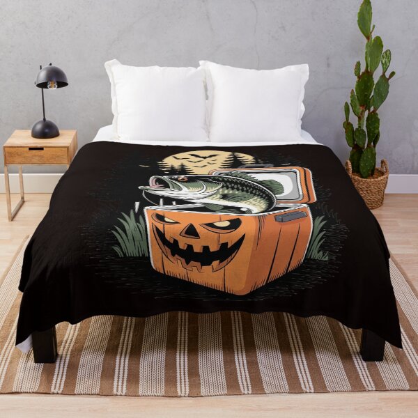 Item preview, Bass fishing Halloween Fishing Halloween designed and sold by tabdejinti.