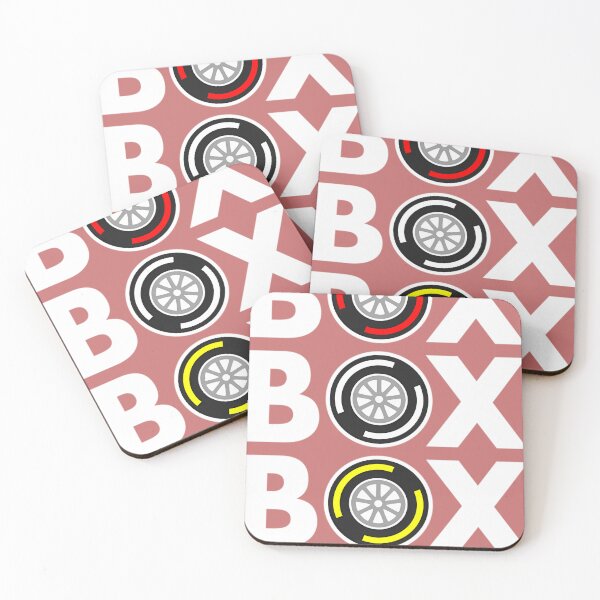 Artikelvorschau, Box-Box-Box-F1-Tyre-Compound-White-Text-Design entworfen und verkauft von GritWeber.