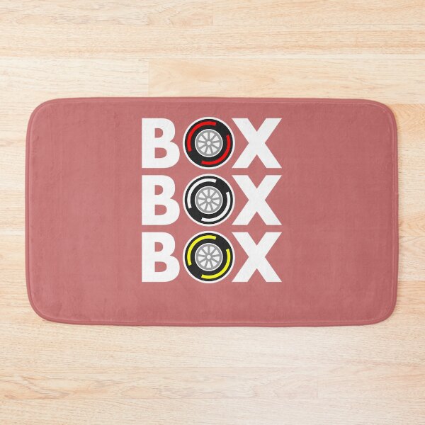 Item preview, Box Box Box F1 Tire Compound White Text Design designed and sold by GritWeber.