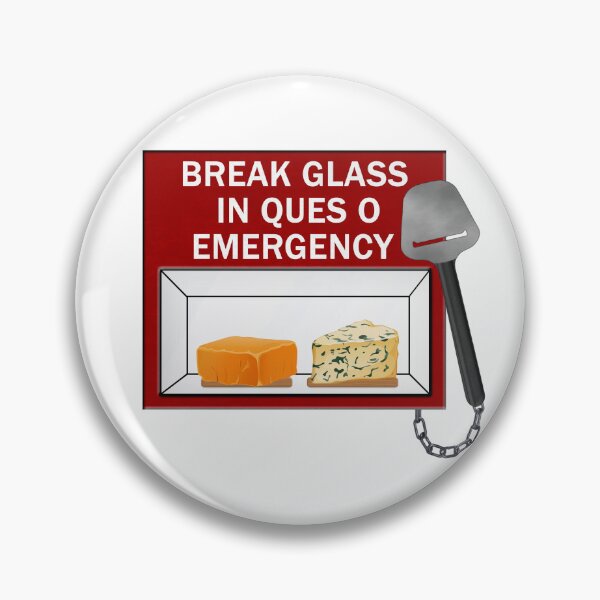 Item preview, BREAK GLASS IN QUES O EMERGENCY designed and sold by OgleMyJazz.
