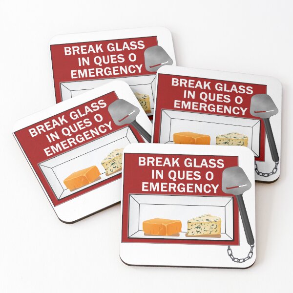 Item preview, BREAK GLASS IN QUES O EMERGENCY designed and sold by OgleMyJazz.