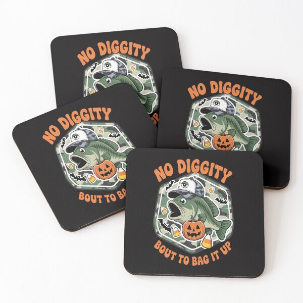 Item preview, Bass fishing Halloween  No Diggity, bout bag it up designed and sold by ticlitule.