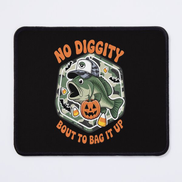 Item preview, Bass fishing Halloween No Diggity, bout bag it up designed and sold by ticlitule.